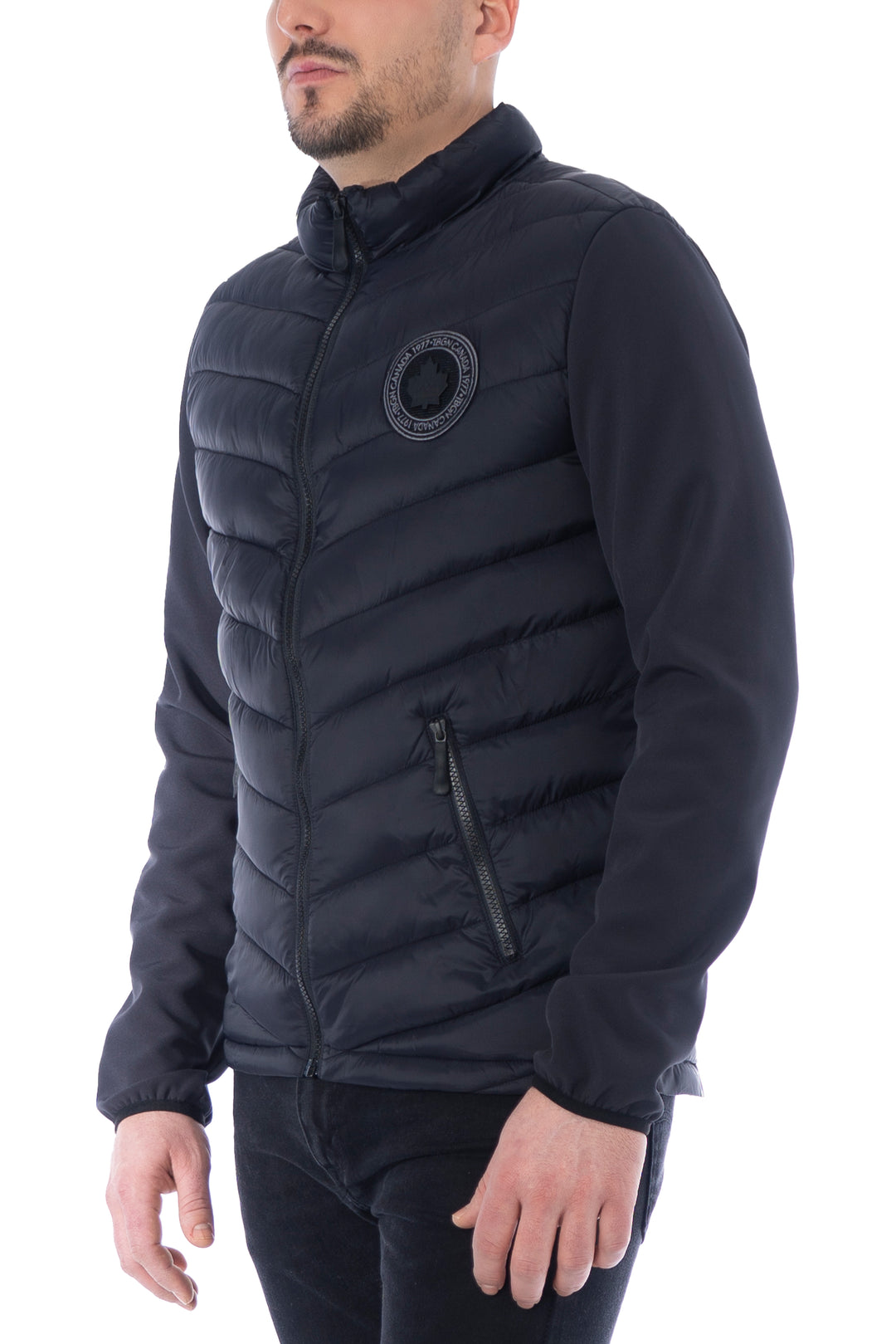 JAMES MIXED MEDIA JACKET – TOBOGGAN