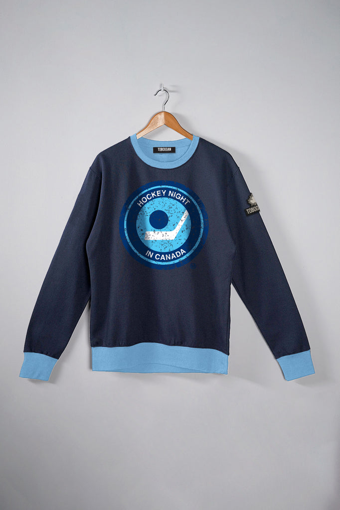 RETRO HOCKEY NIGHT in CANADA x Toboggan Canada CREWNECK – TOBOGGAN