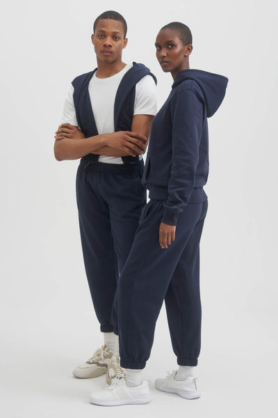 UNISEX LUXE SWEATPANTS - NAVY – TOBOGGAN