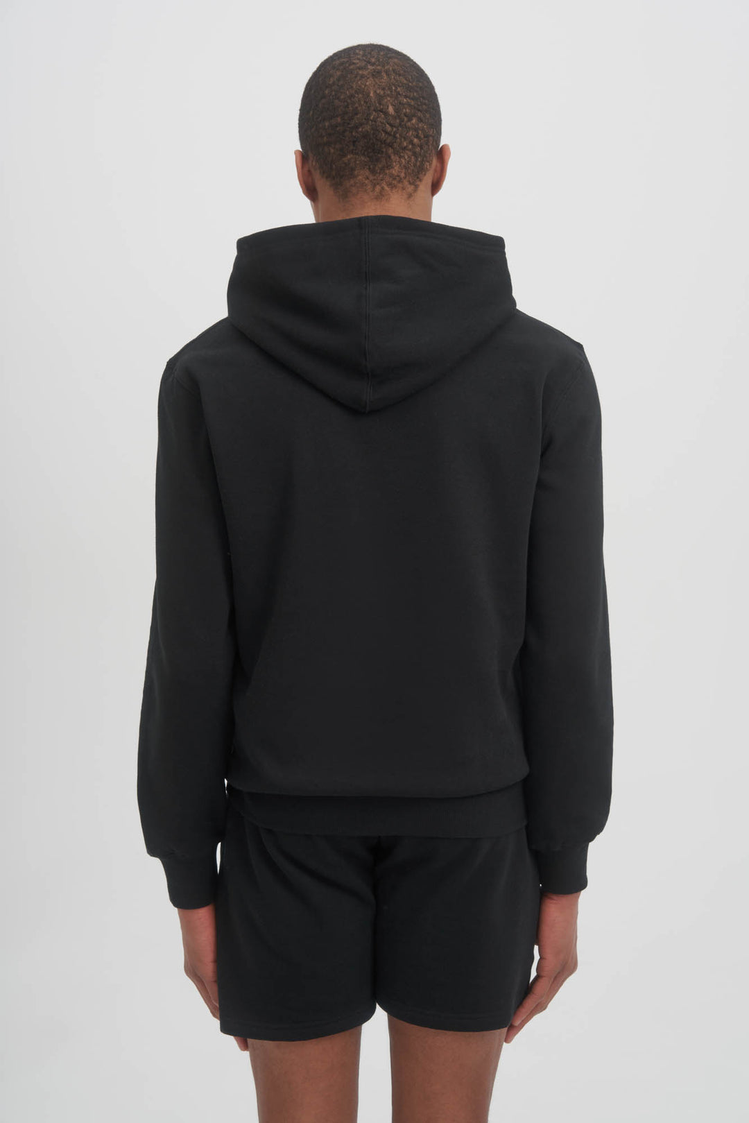 UNISEX LUXE FLEECE HOODIE BLACK TOBOGGAN
